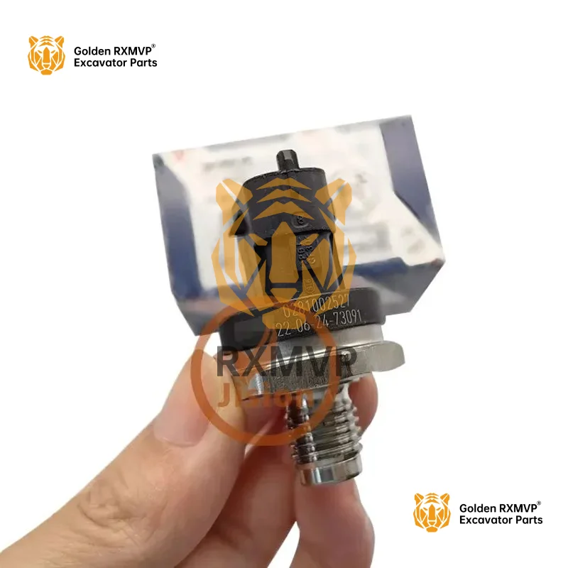 

For Fuel Rail High Pressure Sensor 0281002527 Volvo S60 S80 V70 Xc70 I Ii 2.4 D Excavator