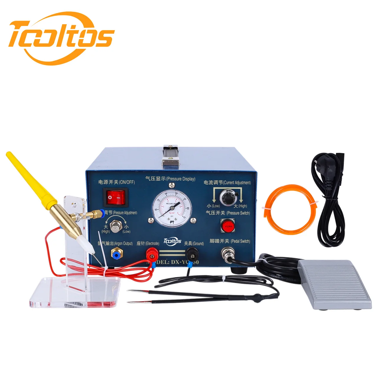 

50A Argon Pulse Jewelry Spot Welder - Professional Welding Tool for Gold/Silver Repair, DIY Jewelry Making