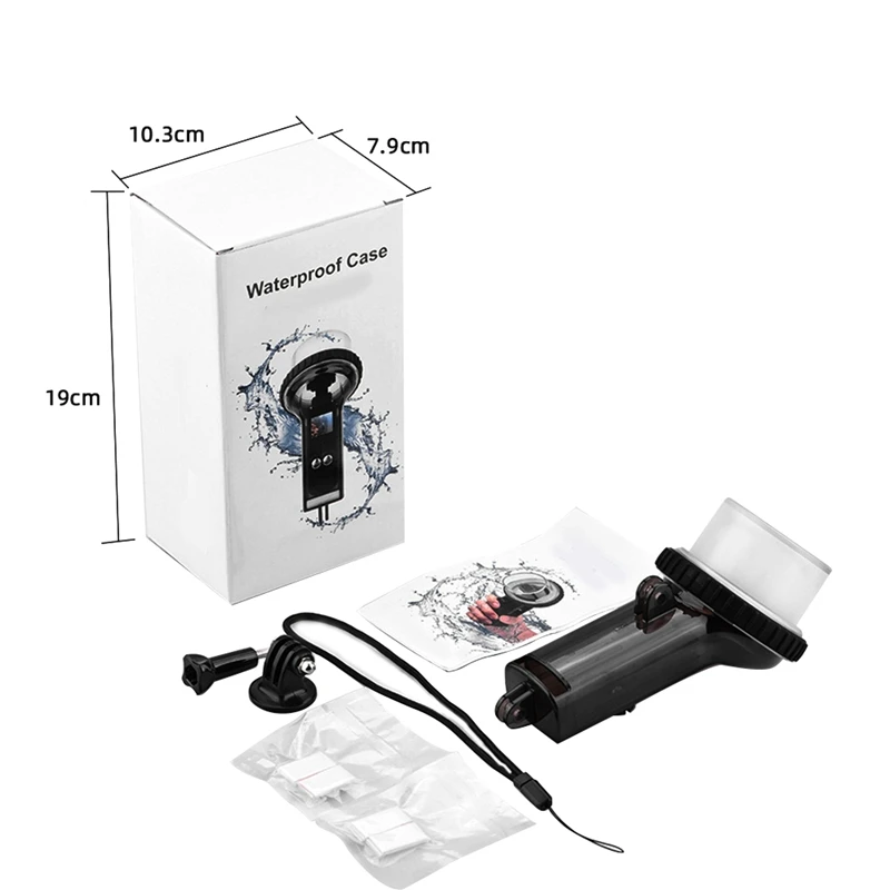 Sports Camera Waterproof Case Kit Underwater 60M With Lanyard Replacement For DJI Osmo Pocket 2 Action Camera