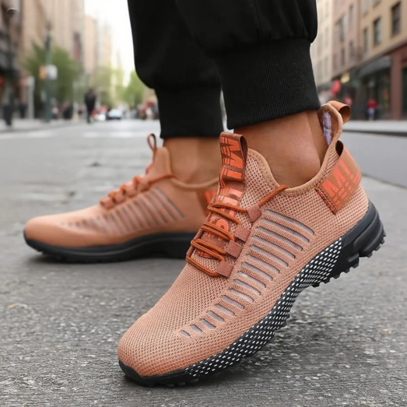 Komfort-Laufschuh für Herren, ultra atmungsaktiv, leicht, für Fitnessstudio, bequem, Air-Boost-Mesh, urbane Joggingschuhe für Herren, 2025
