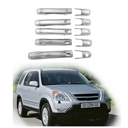 Auto parts Chrome Car Door Handle Cover Protector For Honda CRV CR-V CR V 2001 2002 2003 2004 2005 2006 Paste Style