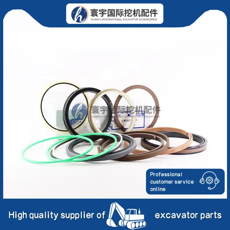 

Ремкомплект для SK60 2438U716R140, детали экскаватора, комплекты уплотнений цилиндра гидравлического рычага