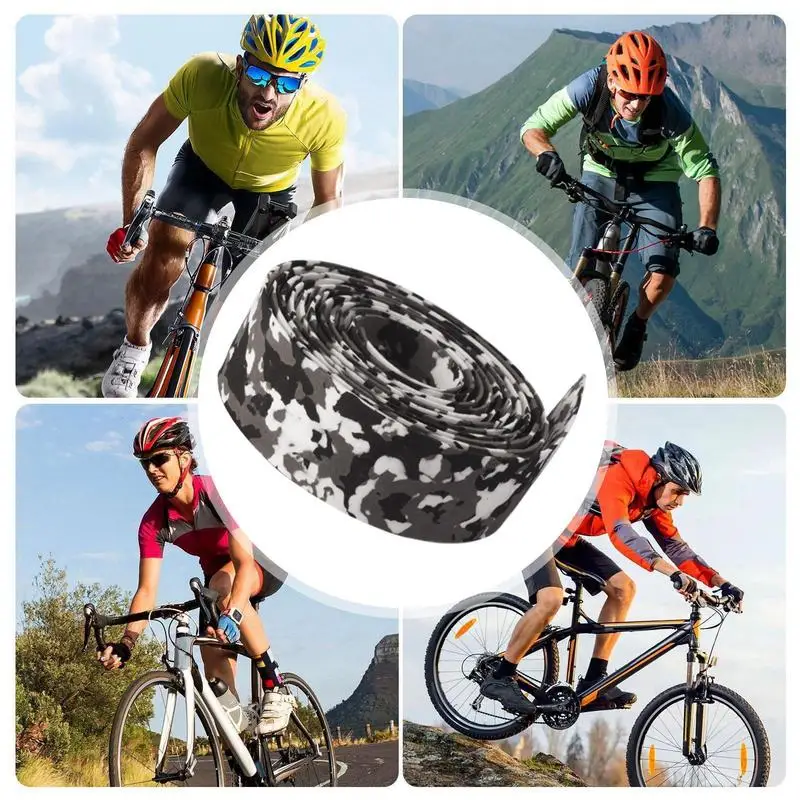 Bicycle Handlebar Tapes Carbon fiber Grips Road Bike Handle Grip Tape Cycling Anti-slip Handlebar Bar Tapes Strips Comfortable