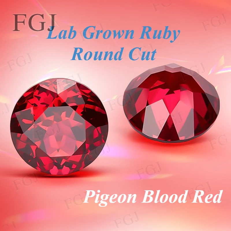 

Lab Grown Ruby Pigeon Blood Red Loose Gemstones Beads With AGL Top Quality for Women Ring/Necklace/Earrings Jewelry DIY Making