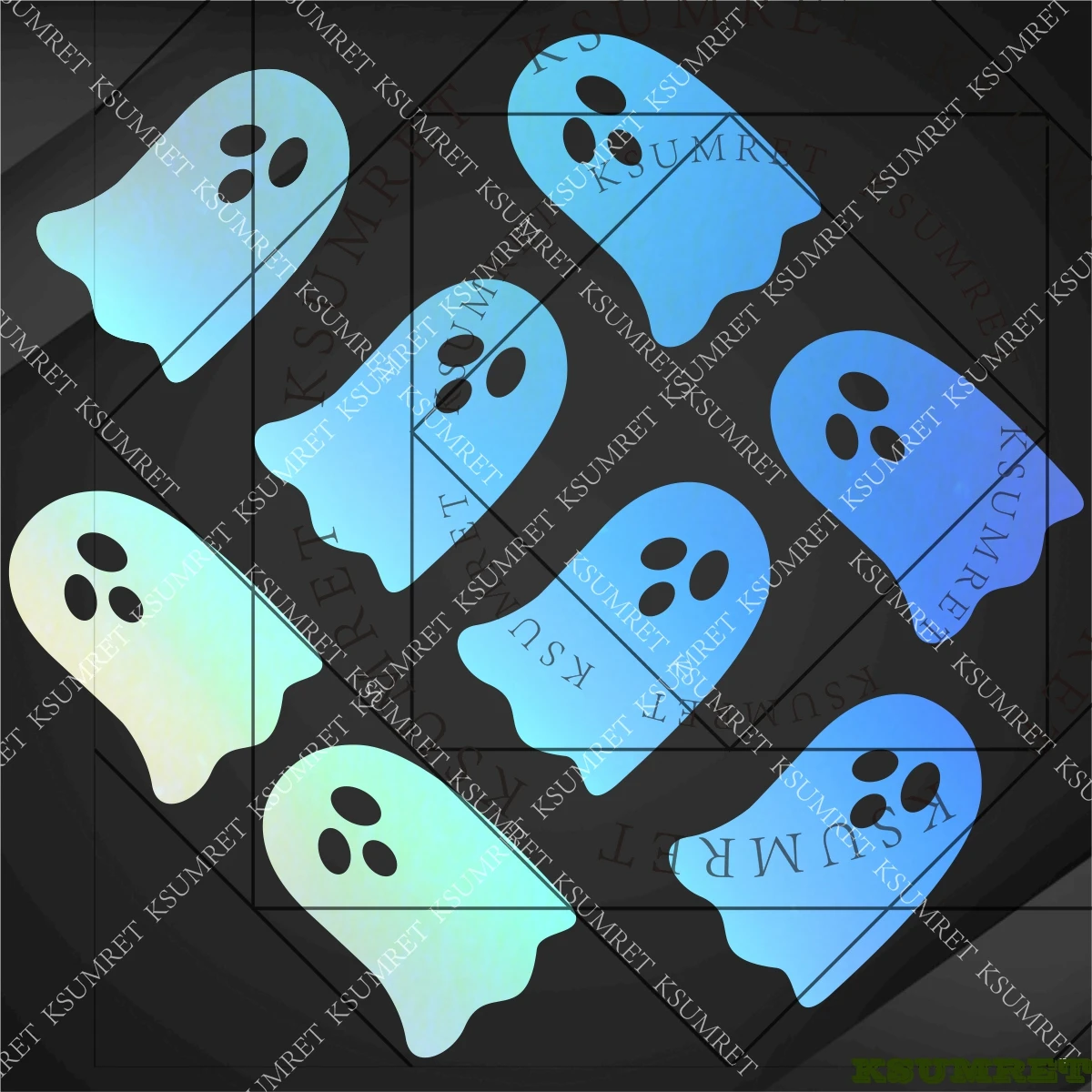 

Хэллоуин голова призрака крутые граффити наклейки декоративные скейтборд чашка воды чемодан чехол для телефона DIY водонепроницаемая наклейка