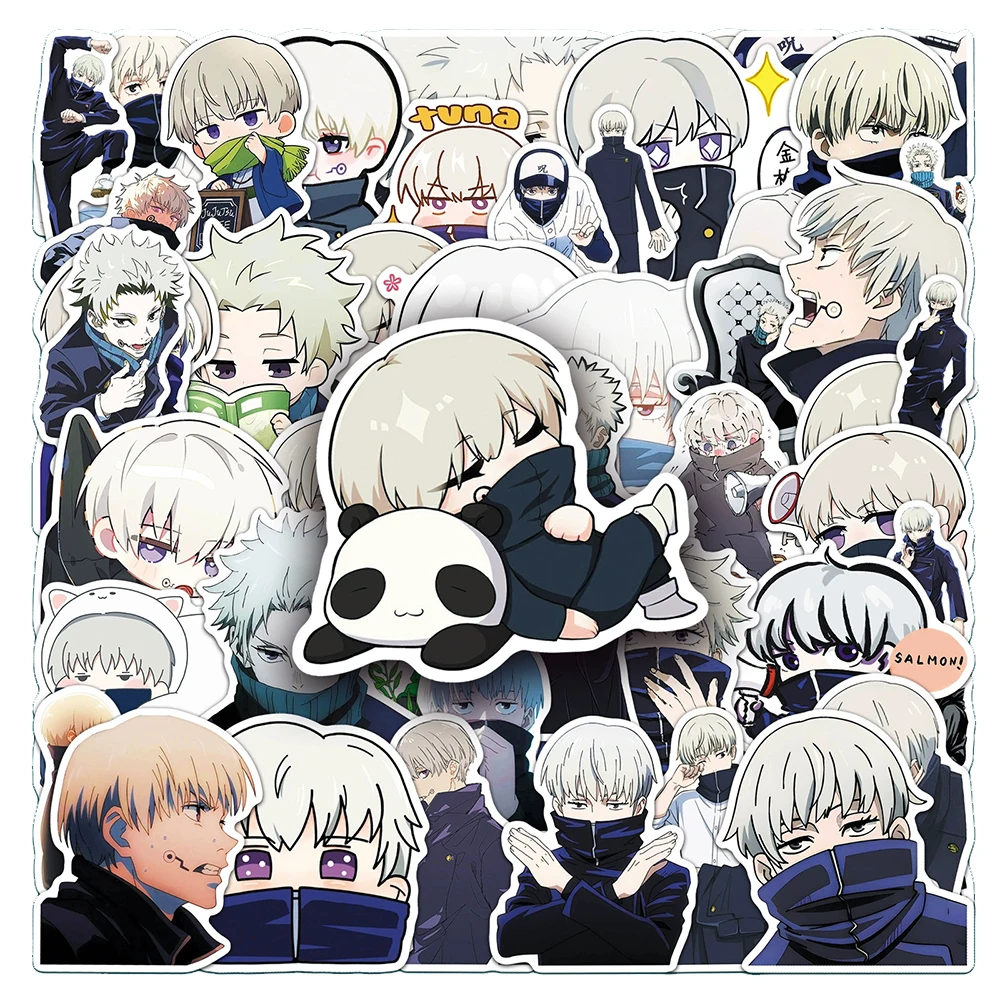 10/30/50pcs Cool Anime Jujutsu Kaisen Inumaki Toge Cartoon Stickers Decals Waterproof Graffiti Notebook Phone Laptop - view 4