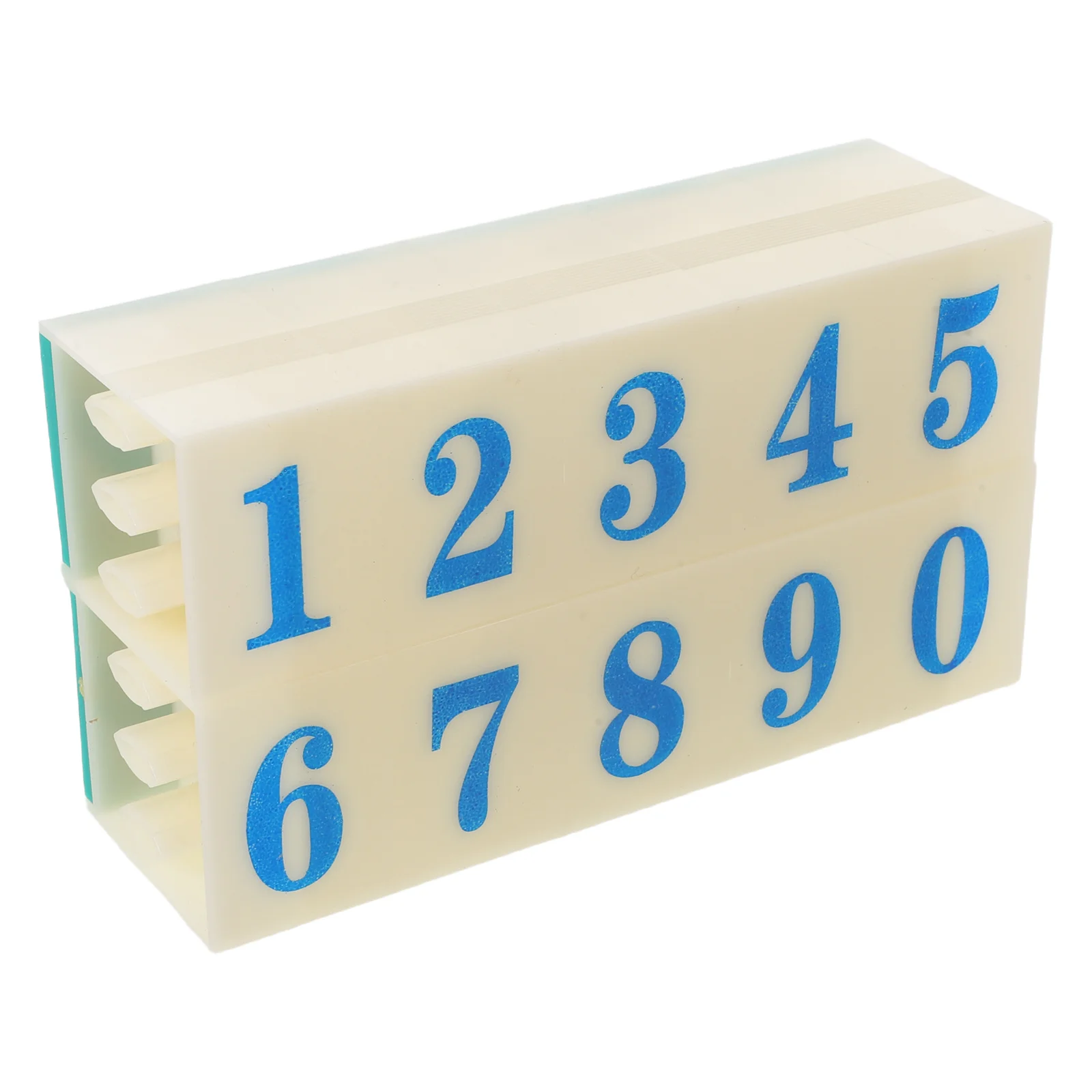 1 комплект, 1 комплект, набор резиновых штампов с номером 0-9 с чернильной подушечкой для рукоделия, офиса, файлов, занятий в классе, скрапбукинг, журнал