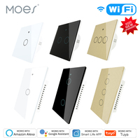 NEW WiFi RF433 Smart Touch Switch 2/3 Way Smart Life/Tuya App Control,Alexa Google Home Voice Control 1/2/3/4 Gang EU US