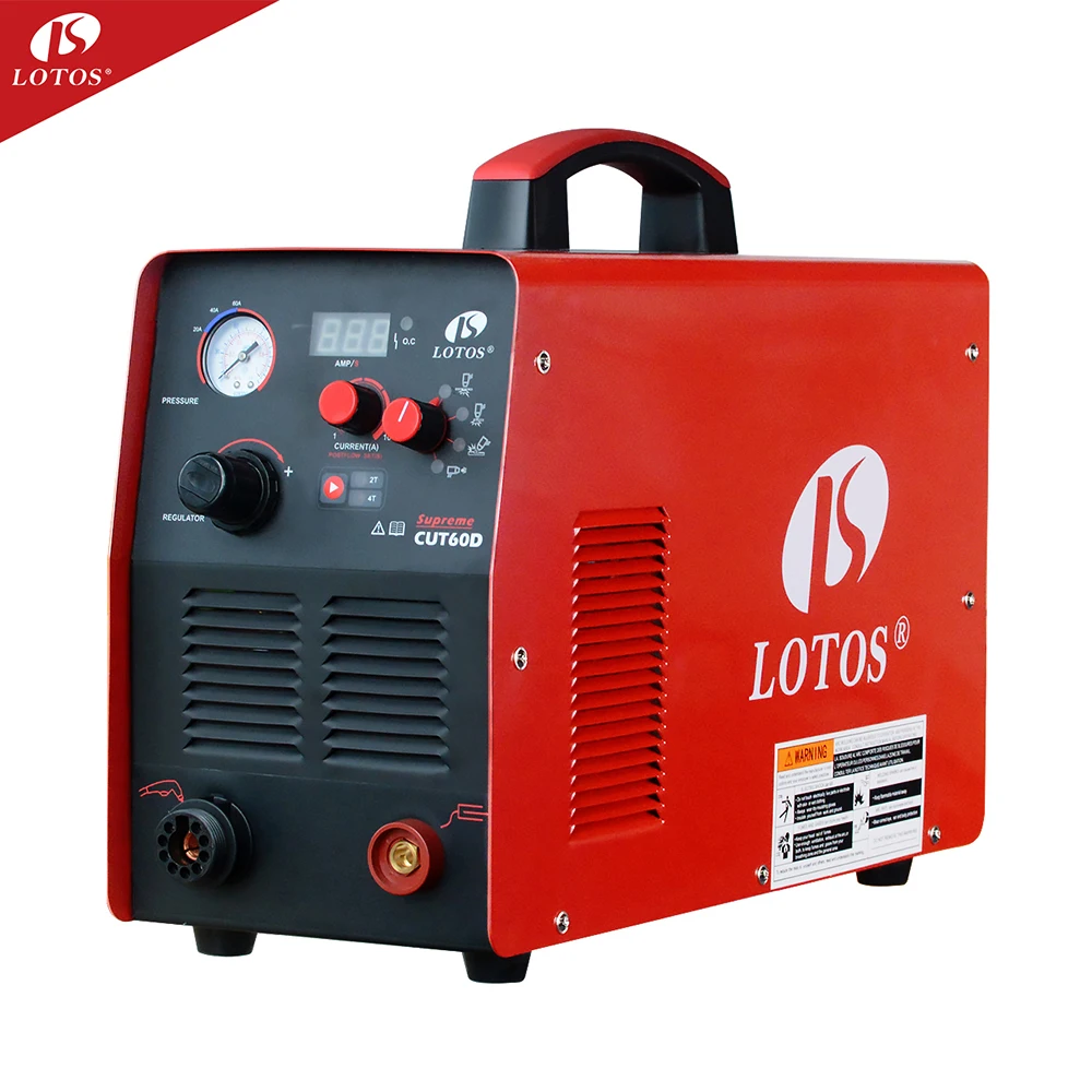 Lotos CUT60d 60Amps Non HF Plasma Cutter Cnc Aluminum Cutting Machine Portable Cut60d Plasma Cutter