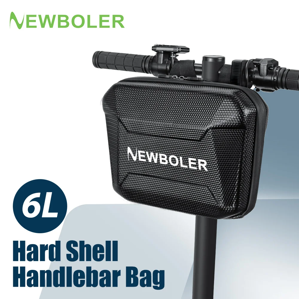 

NEWBOLER 6L сумка для электрического скутера аксессуары сумка для электромобиля водонепроницаемая передняя сумка для скутера складная сумка на руль велосипеда