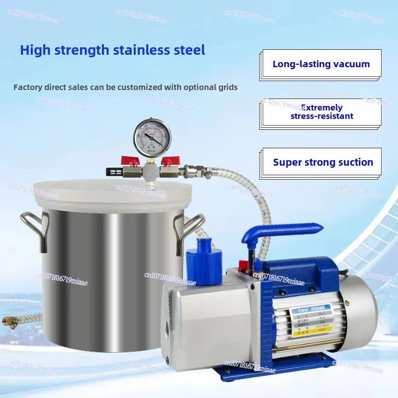 industrial drop silica gel defoaming vacuum pumping pump mold turning machine, epoxy resin experimental equipment