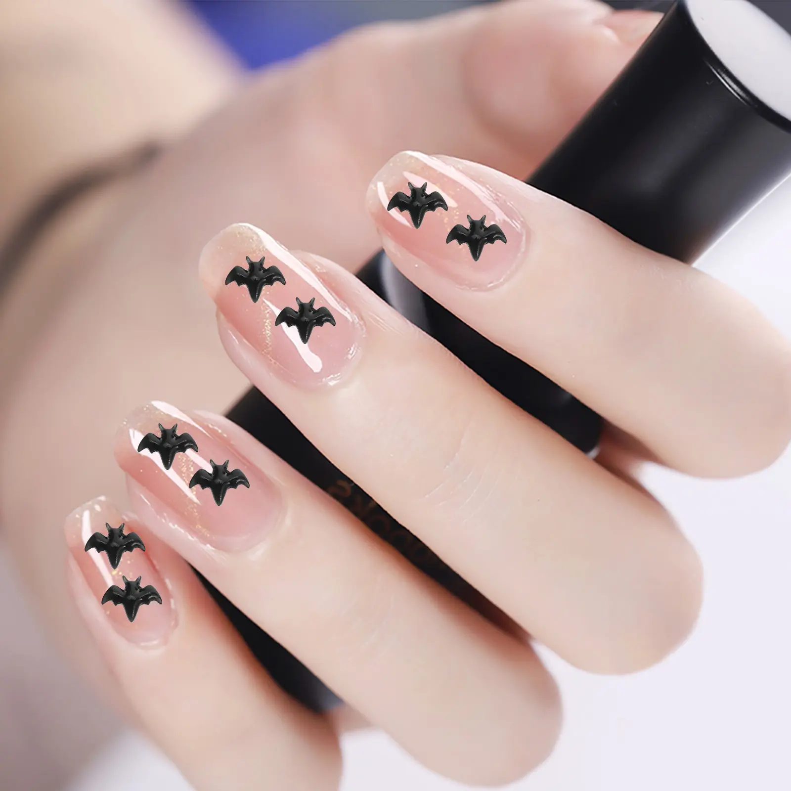 

300Pcs Halloween Animal Nail Charms Dark Style 3D Manicure Accessories Party Cosplay Nails Decorations Halloween Nail Charms