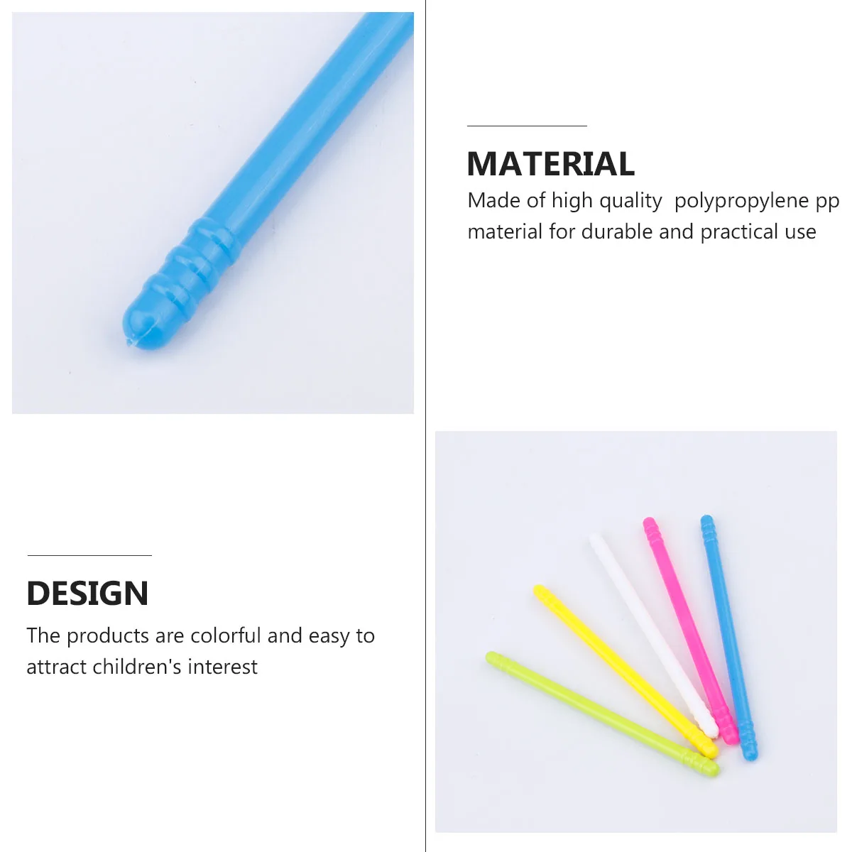 

2 Sets Mathematics Sticks Colorful Counting Rods Polypropylene Pp Early Education Toy Math Teaching Aid Gifts Kids Enhance