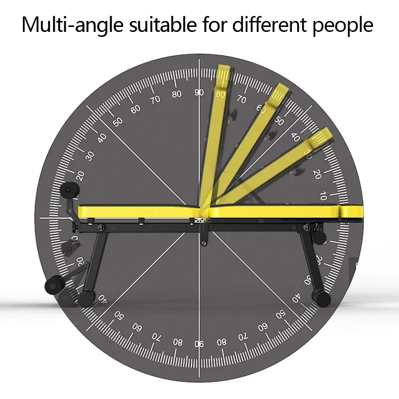 Ławka z hantlami do użytku domowego przenośna ławka do podnoszenia ciężarów składane krzesło fitness wielofunkcyjne łóżko do podnoszenia ciężarów