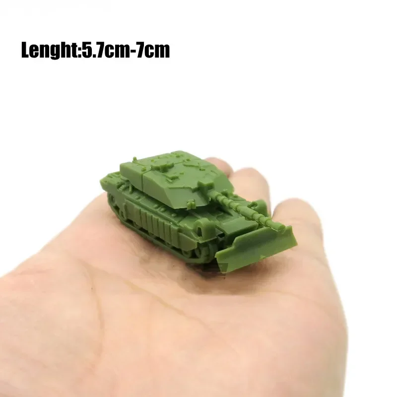 1pcs Mini Tanks Plastic Assemble Model Building Kits Children Toy for Sand Table Game