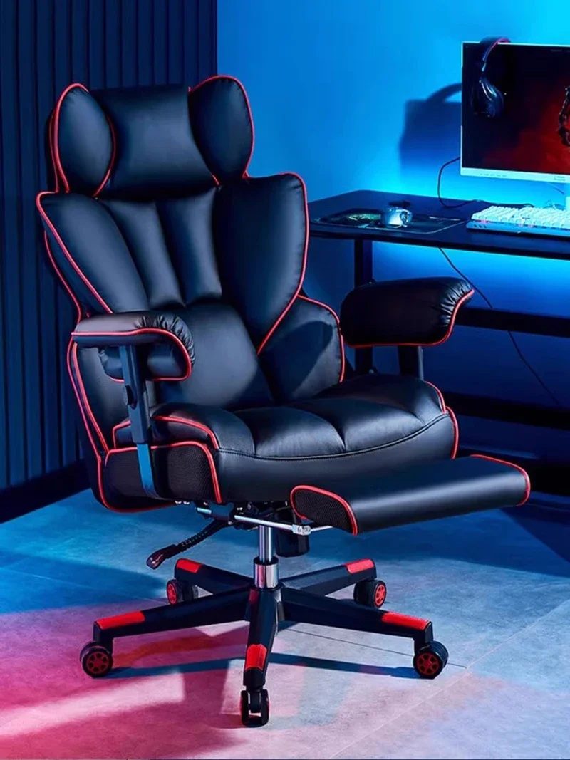 

Senior Ergonomic Computer Office Chair Leather Study Recliner Gaming Chair Vanity Boss Silla De Escritorio Office Furniture Girl