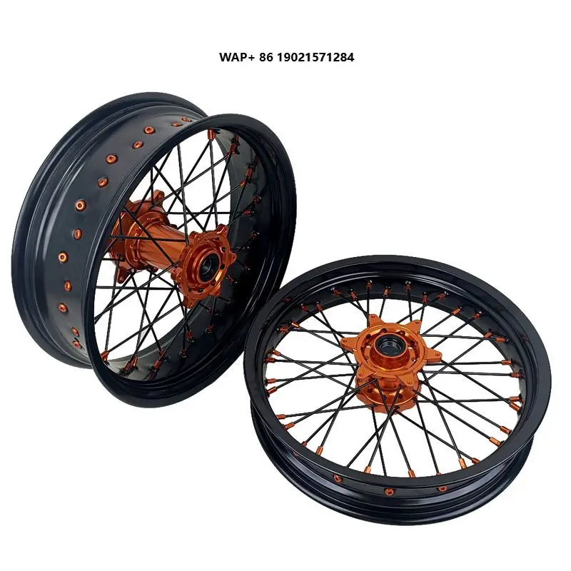 

High Quality EXC XCW SXF 250 Supermoto Wheels Set Accessories for Motorcycles