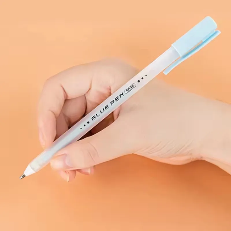 Deli 6355 Liquid Glue Pen Set 10ml & 2.3ml Pen-Shaped Water-Based Adhesive for Office Home School Student Craft