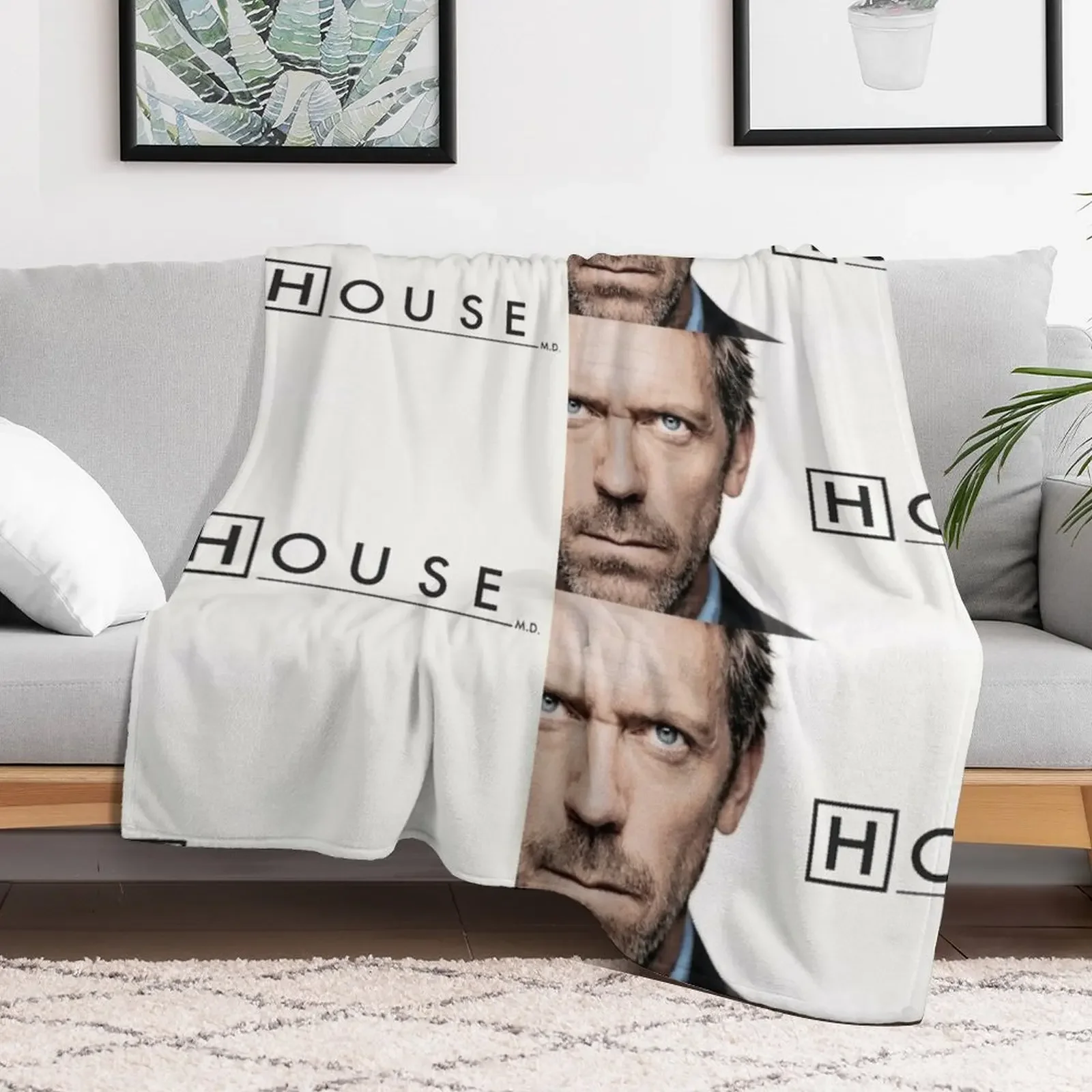 HOUSE MD Throw Blanket Decoratives manga Blankets