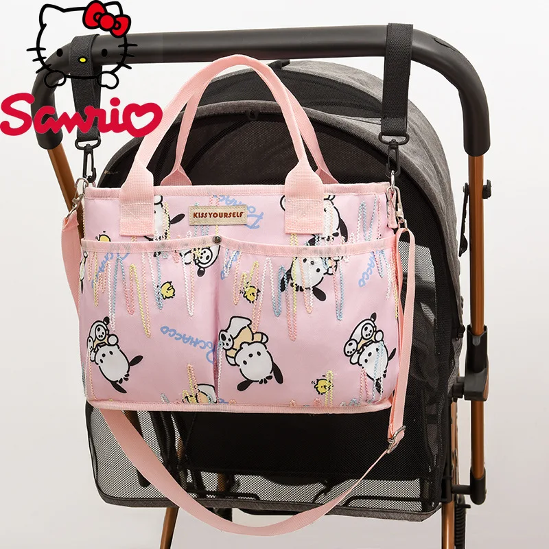 

2025 New Mommy Bag Fashionable High Quality Maternal and Child Storage Bag Cartoon Versatile Large Capacity Handheld Storage Bag