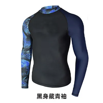 Traje de buceo para hombre, bañador de manga larga con protección solar, secado rápido, traje de Medusa, conjunto de esnórquel, novedad de 2024