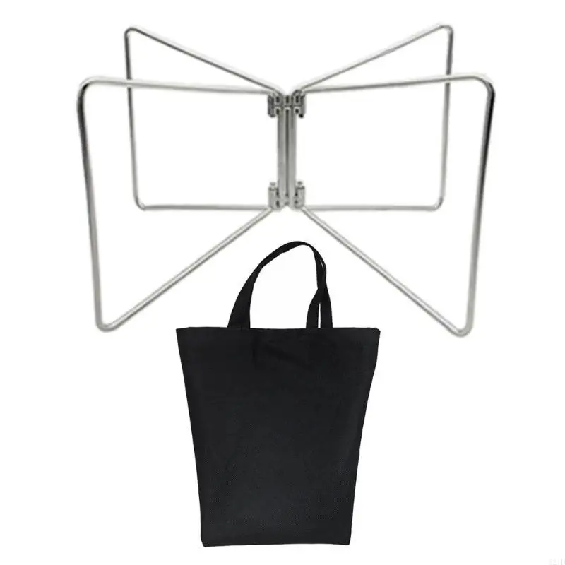   Portable Folding Coolers Stand Camping Foldable Metal Stand Storage Box Bracket Outdoor Picnics Accessories Enduring