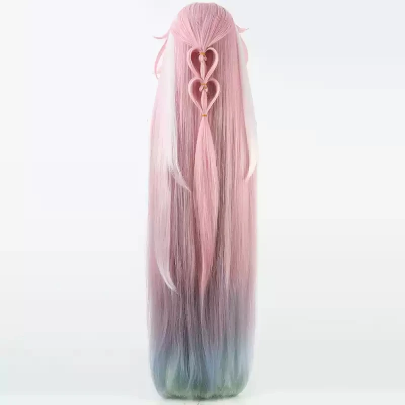 Anime Honkai Star Rail Cyrene Cosplay Pruik Lang Roze Blauw Haar Nieuwe Huid Elysia Amforeus Halloween Party Props Voor Vrouwen Meisjes