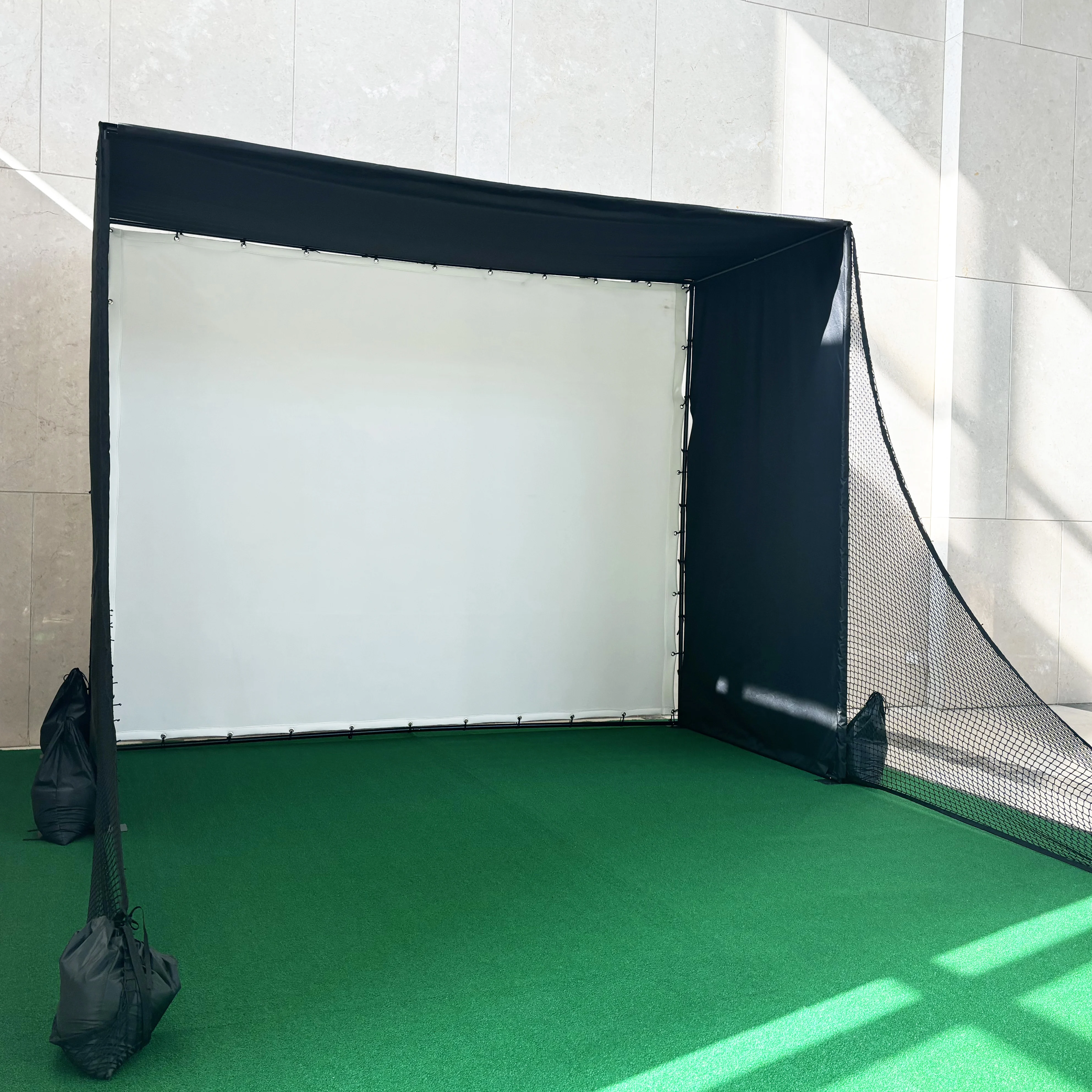 Portable Golf Simulator Enclosure Net Lightweight Outdoor Golf Practice Net for Beginnerspromote sales