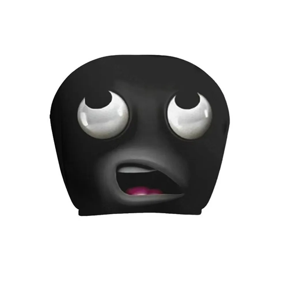 

1Pc Universal Car Headrest Cover Breathable Elastic Car Seat Cover Dust-proof Black Skull Pattern Car Pillowcase