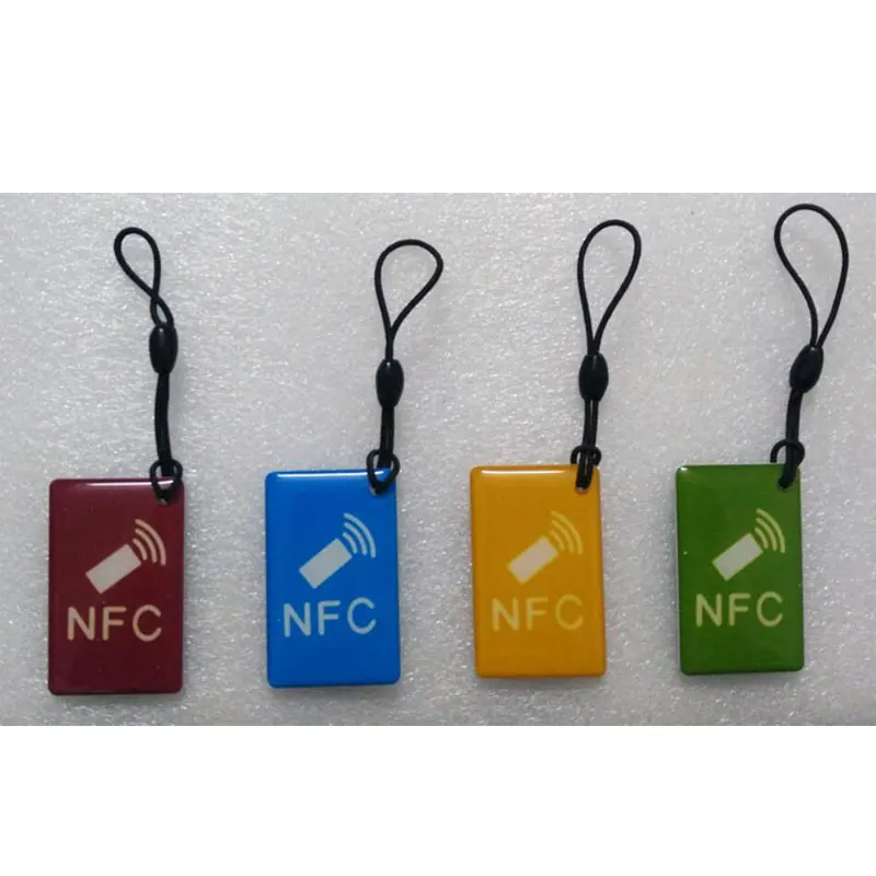 5pcs Waterproof NFC Tags/Lable NFC213 13.56mhz NFC 144bytes Crystal Drip Gum Card  For All NFC Enabled Phone