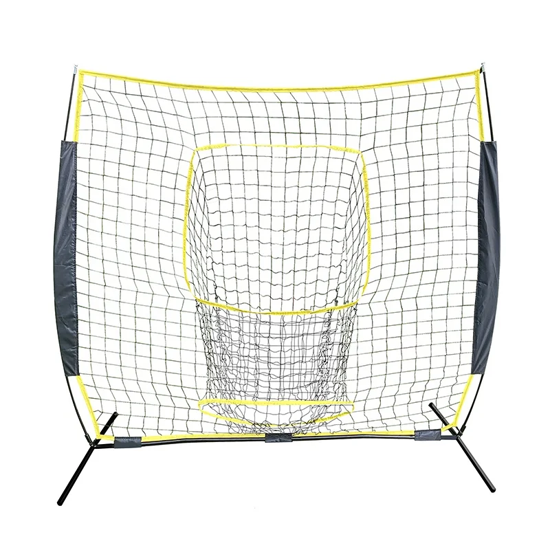 Portable woven ball collection practice pitcher training net various net products can be customized