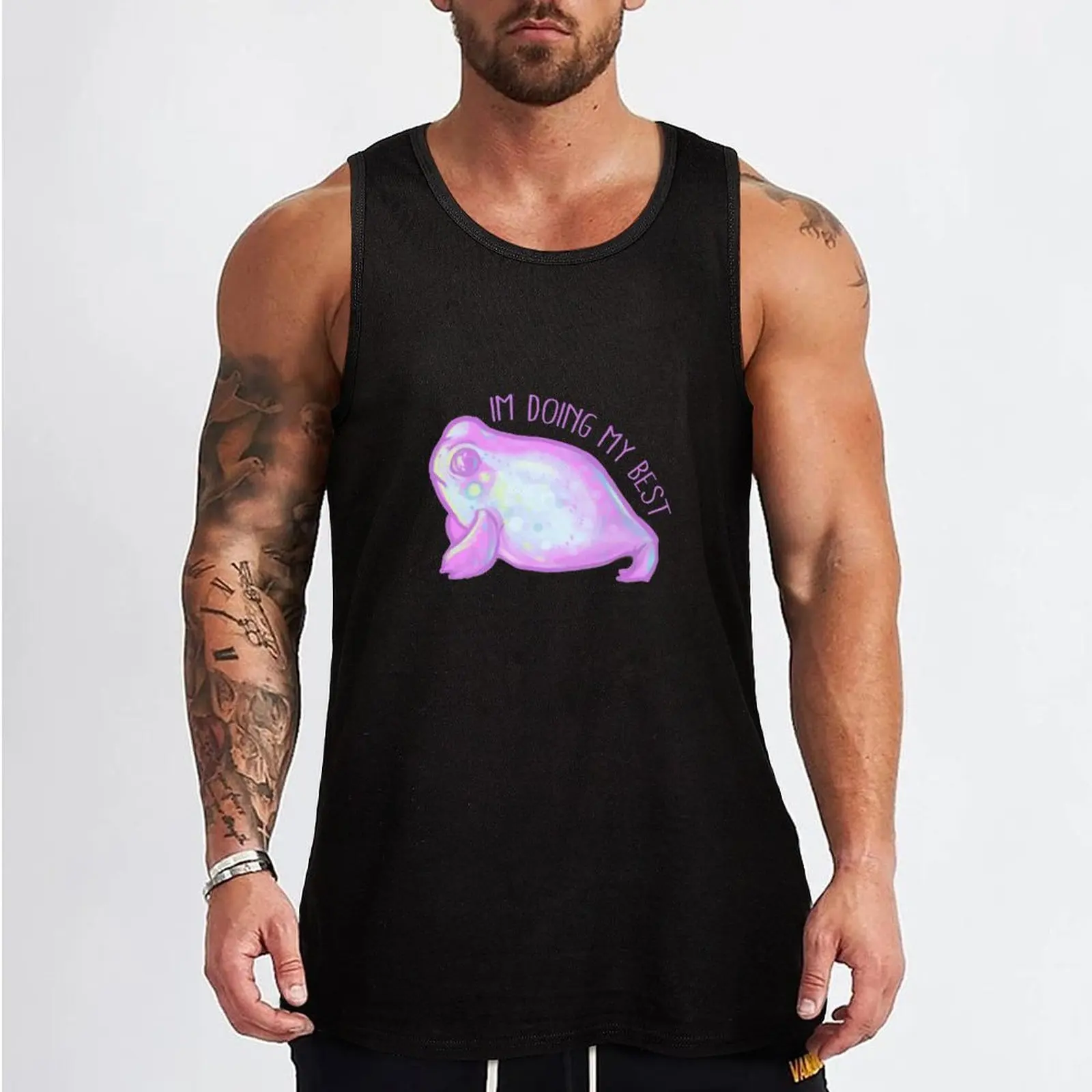 im doing my best Tank Top summer clothes men 2024 sleeveless vests sleeveless jackets sleeveless Men's t-shirts