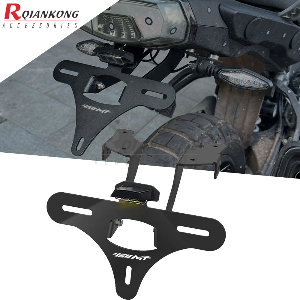 

License Plate Holder Bracket For CFMOTO 450MT 450 MT 450-MT IBEX450 Ibex 450 2024 2025 2026 Rear Tail Tidy Fender Eliminator Kit