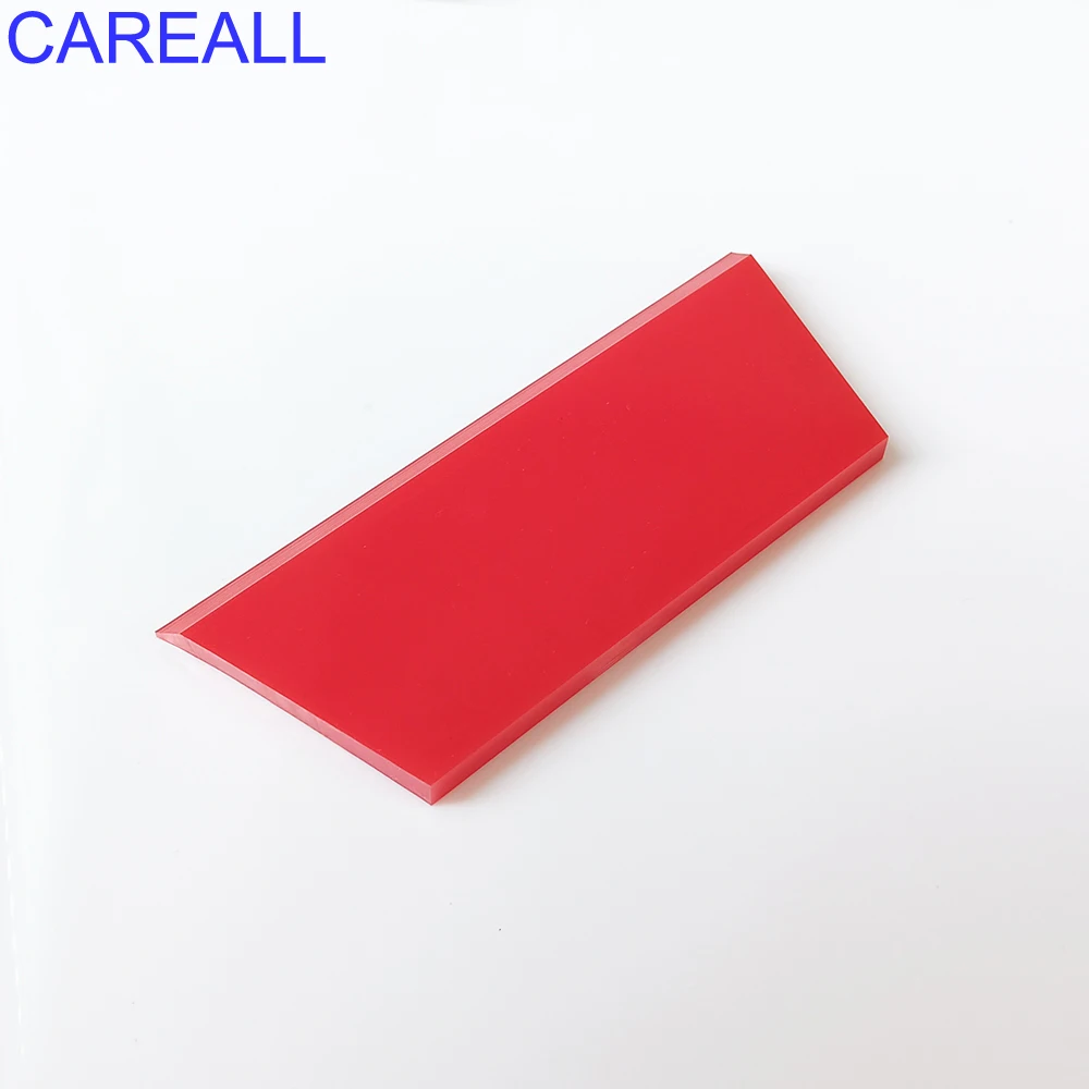 CAREALL-Lame de rechange en caoutchouc, bande biseautée pour vitres teintées, raclette, verre, outil de nettoyage de voiture, film de protection Ppf rond, 5 pièces