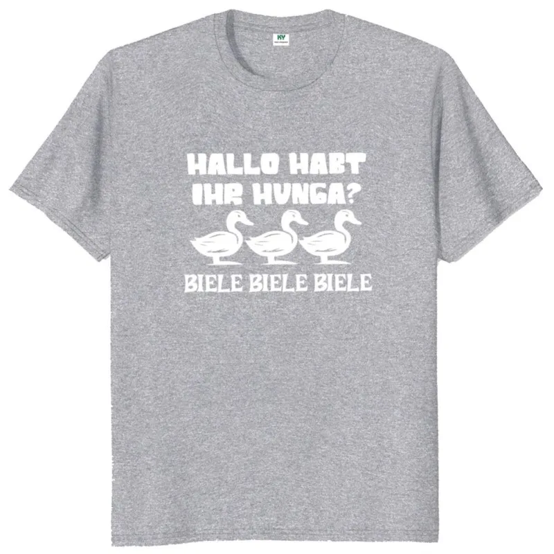 Biele Biele Biele T Shirt Funny German Humor Meme  Short Sleeve Cotton O-neck Unisex Soft T-shirts EU Size