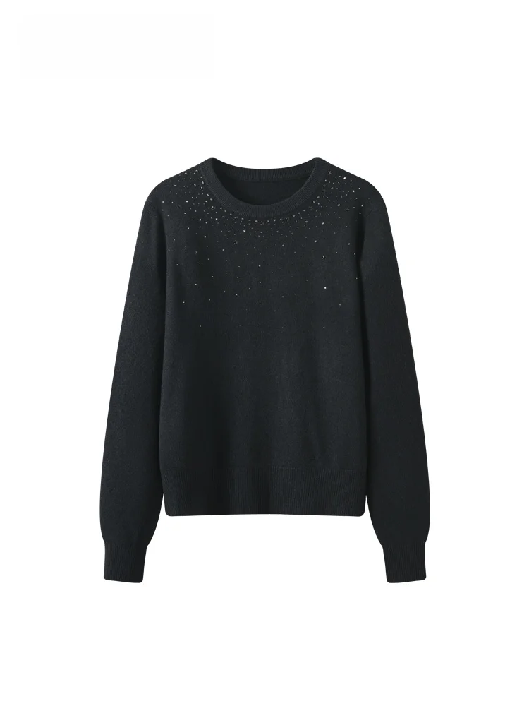 

Ladies plus Size Long Sve Knitted Sweater Comfortable Sle Autumn Winter New Arrival Youthful Fraance Trendy Top for Women