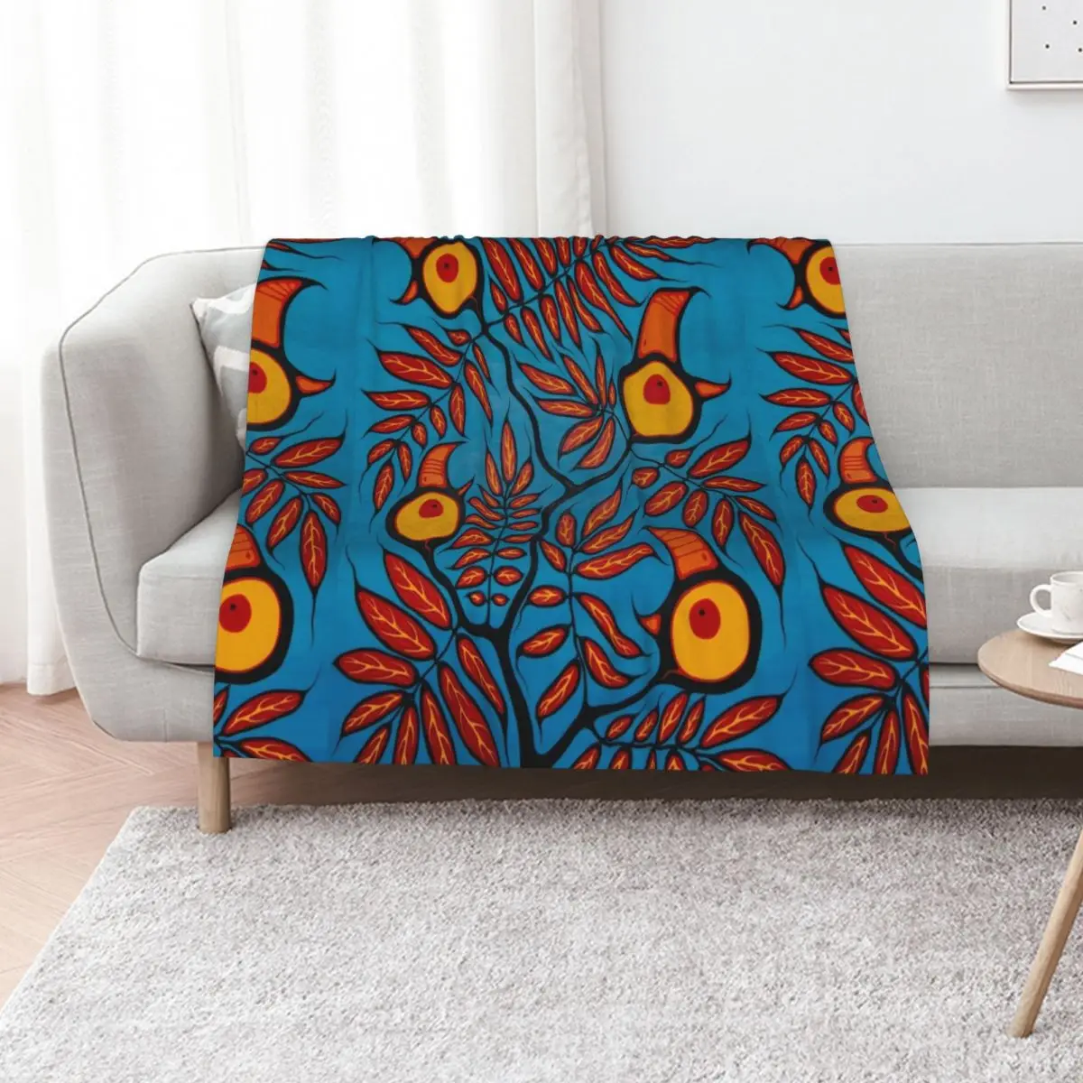 Thunderbird Tobacco Throw Blanket manga halloween Sofas Plush Giant Sofa Polar Blankets