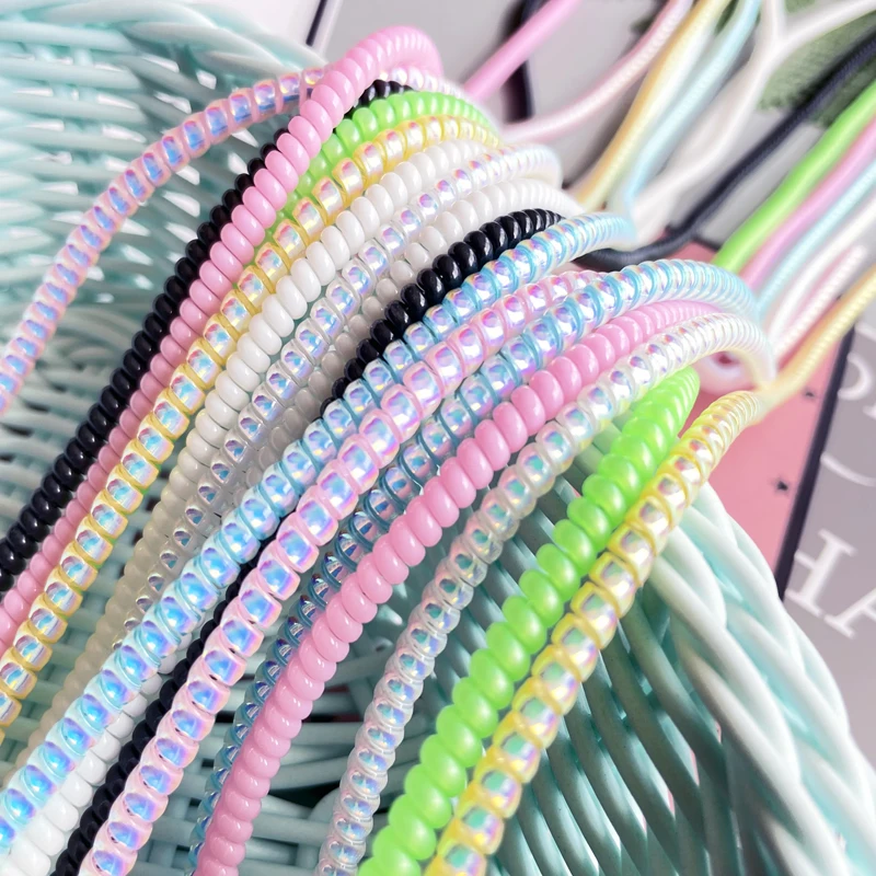 Cute Angel Wings USB Charging Cable Protector Kawaii Data Line Earphone Wire Cable Winder for iphone Office Desk Organizer