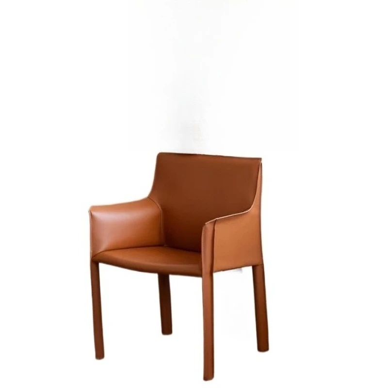 

Italian minimalist armchair study work chair leisure