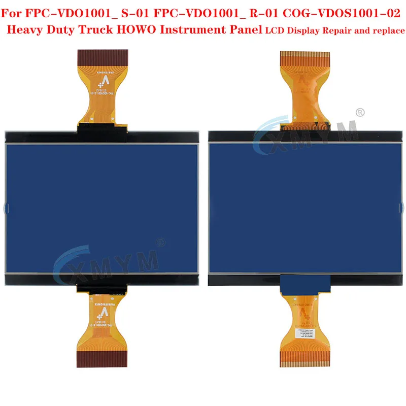 

For FPC-VDO1001_ S-01 FPC-VDO1001_ R-01 COG-VDOS1001-02 Heavy Duty Truck HOWO Instrument Panel LCD Display Repair and replace