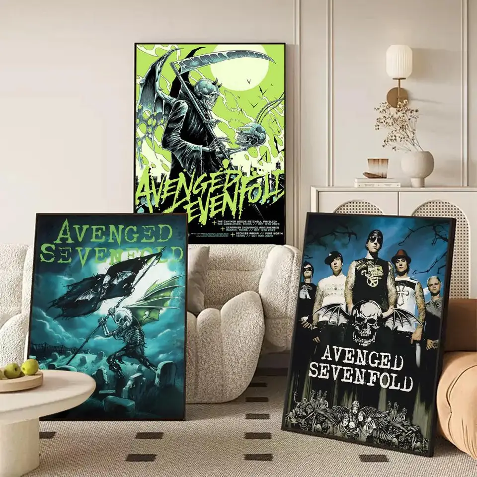 Band A-Avenged Sevenfold Poster Perfect Sticker Self Adhesive Art