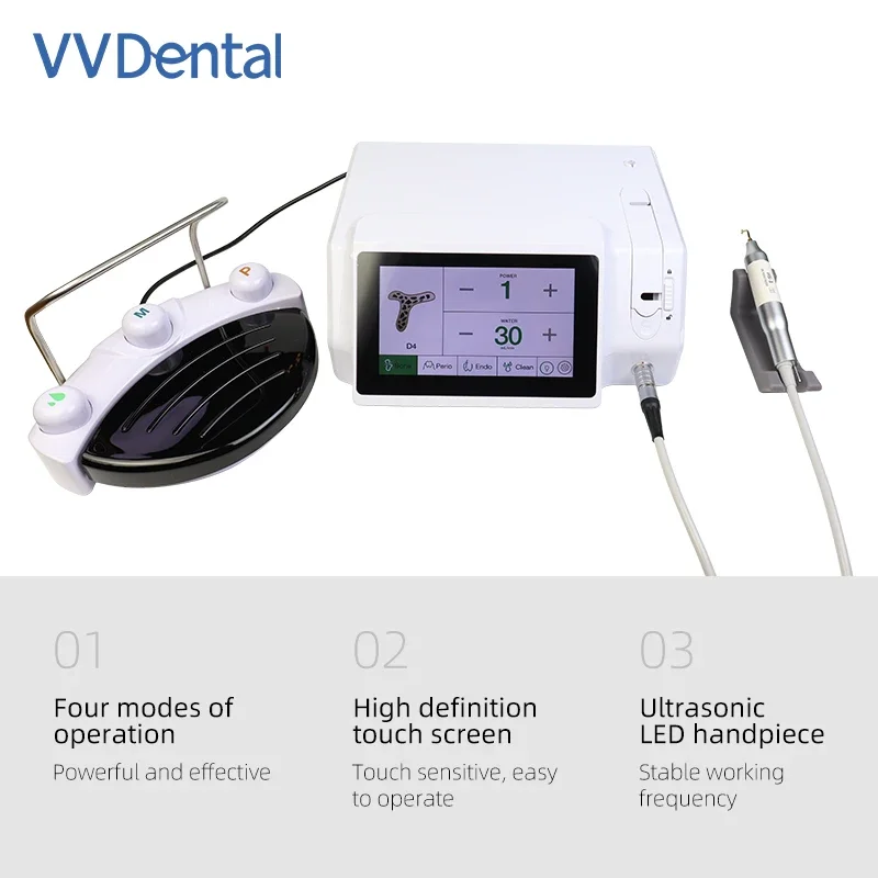 VV Dental Ultrasonic Piezo Surgery Device Surgical Motor for Tooth Extraction 4 Functions Automatic Water Supply System