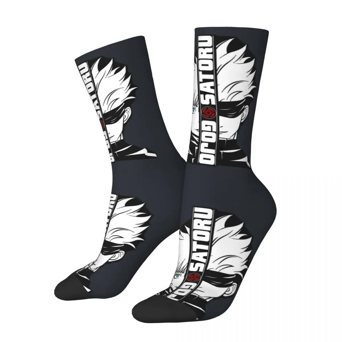 Crazy JUJUGOJU Sock for Men Hip Hop J-jujutsu kaisen Seamless Pattern Printed Boy Crew Sock Novelty official-website tops fugees