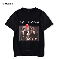 Horror Pennywise Friends Michael Myers Jason Voorhees Halloween Men/Women's T-Shirt CottonMatching T-Shirt Graphic Tops