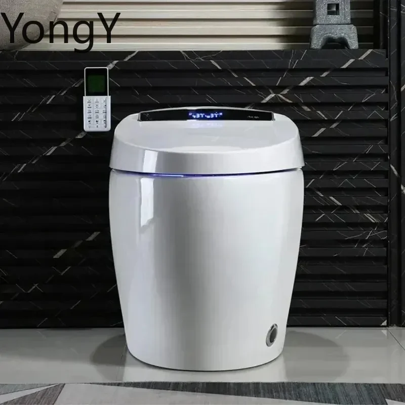 Household Integrated Smart WC Toilet Foot Sensor Auto Flush Luxury Remote Control Modern Economical Smart Toilet for Bathroom