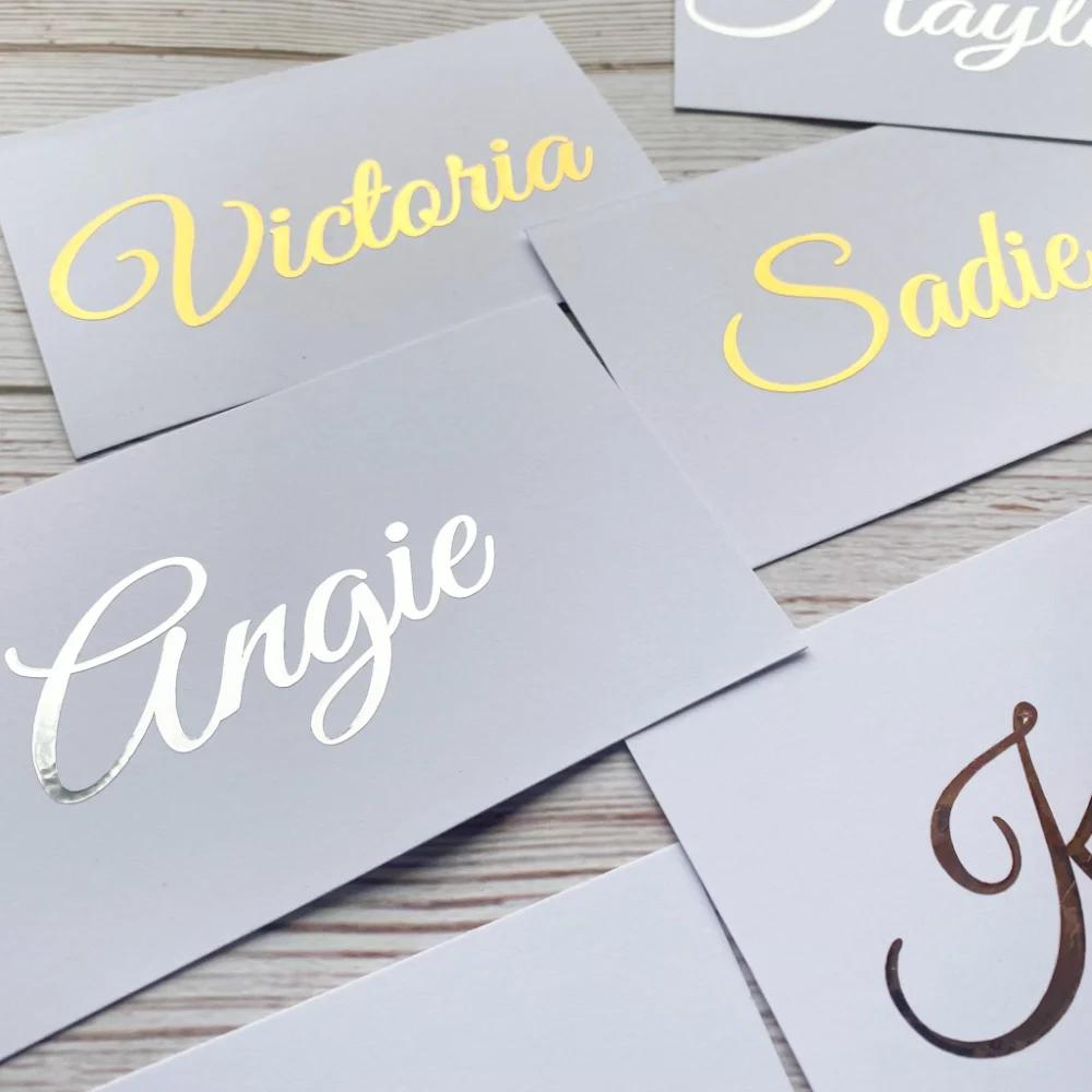 Personalised Name Vinyl Stickers Label Vinyl Decal Glass Wedding Decor Bridesmaid Proposal Gift Box Champagne Flutes Sticker