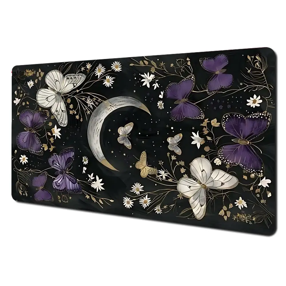

Dreamy butterfly Mouse Pad Table Cushion Large Gaming Non-slip Computer Laptop Tablet Gamer Keyboard Mat Mini PC Playmat