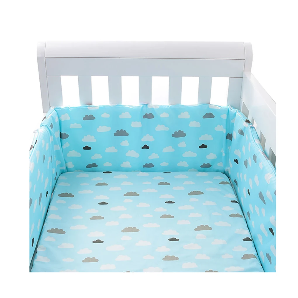 

Cushion Bumper Several Patterns Removable Pad Anti-collision Guard Detachable Design Bed Supplies Cloth Bumpers No.6