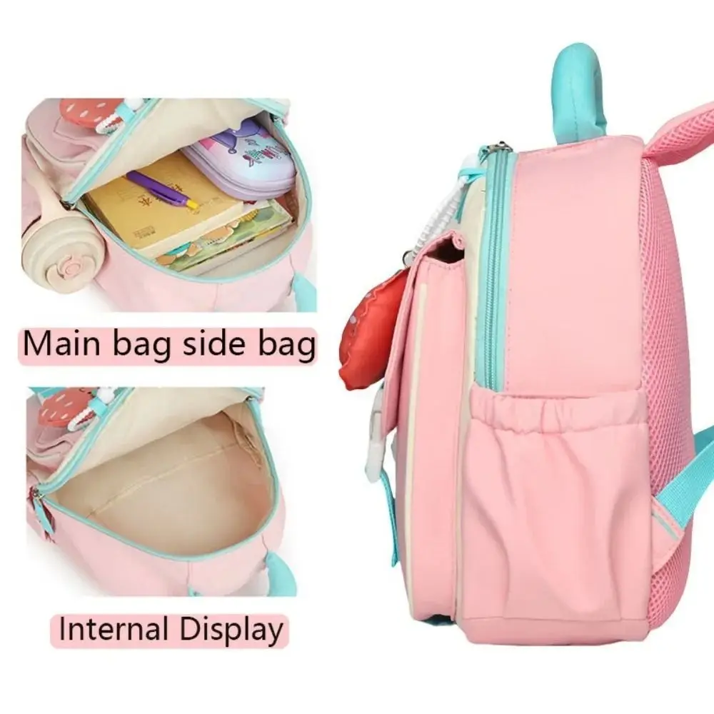 Lightweight Kindergarten School Bag Waterproof Zipper Closure Cute Backpacks Comfortable Large Capacity