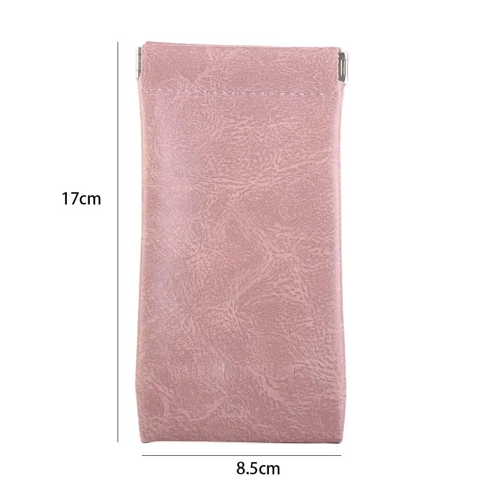 방수 눈 안경 홀더 간단한 편지 화장품 가방 작은 동전 지갑 선글라스 보관 가방 PU 가죽 안경 케이스